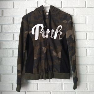 PINK Camo Jacket Women's Size Extra Small